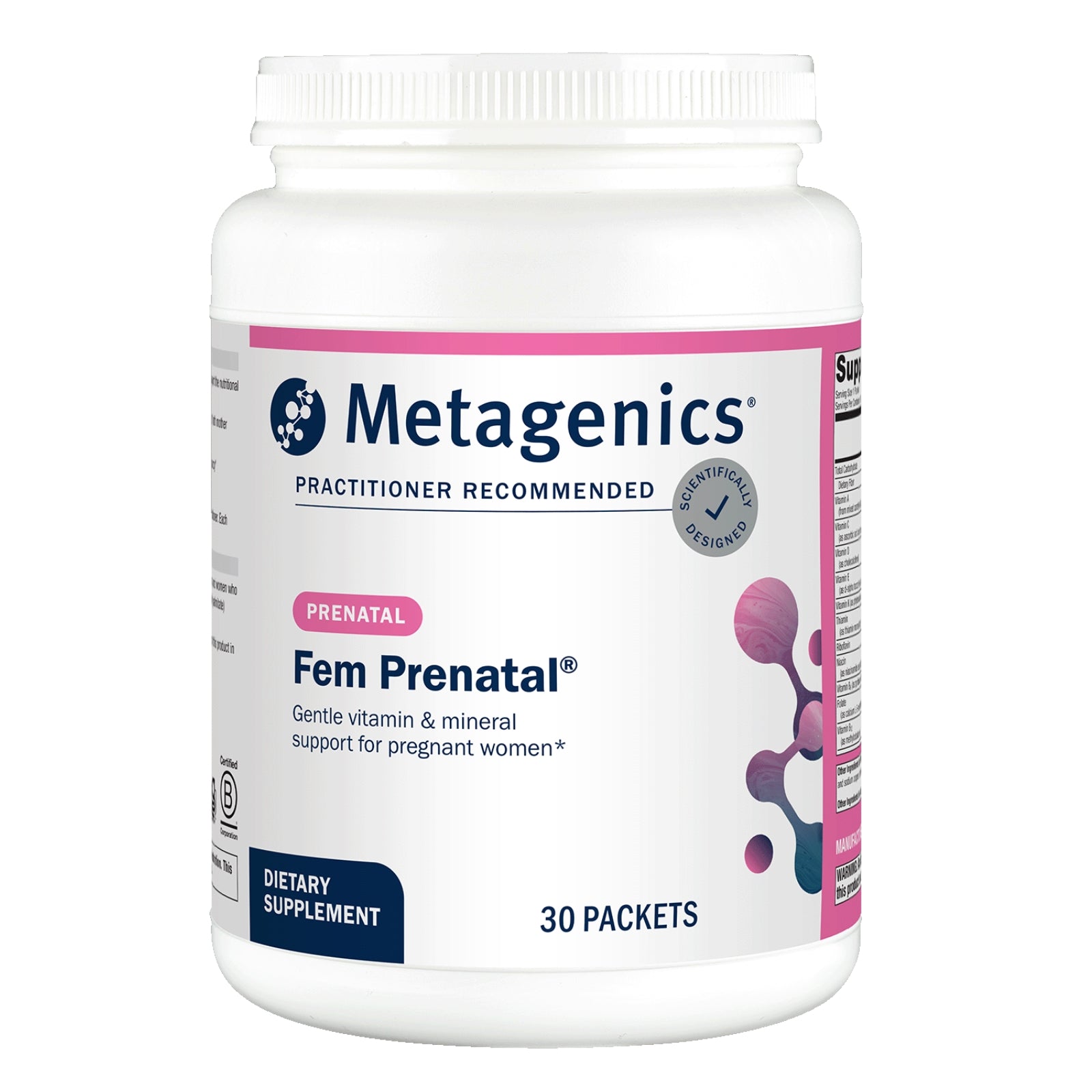 Metagenics, Fem Prenatal, 30 pks UPC 755571913562 | HiLife Vitamins